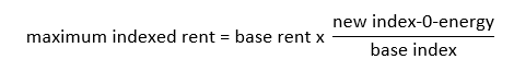 maximum indexed rent after July 2021